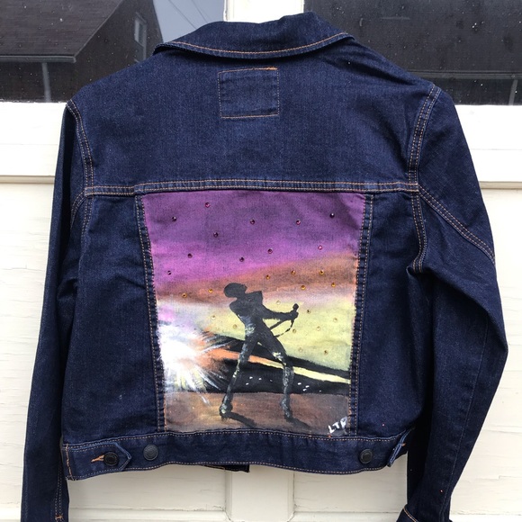freddie mercury denim jacket